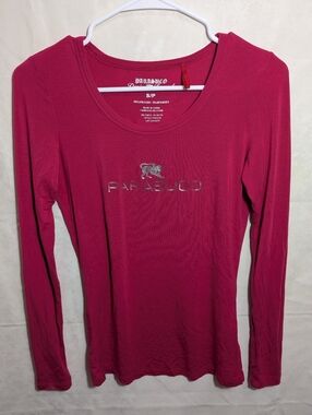 Y2K Hot Pink Long Sleeve Top